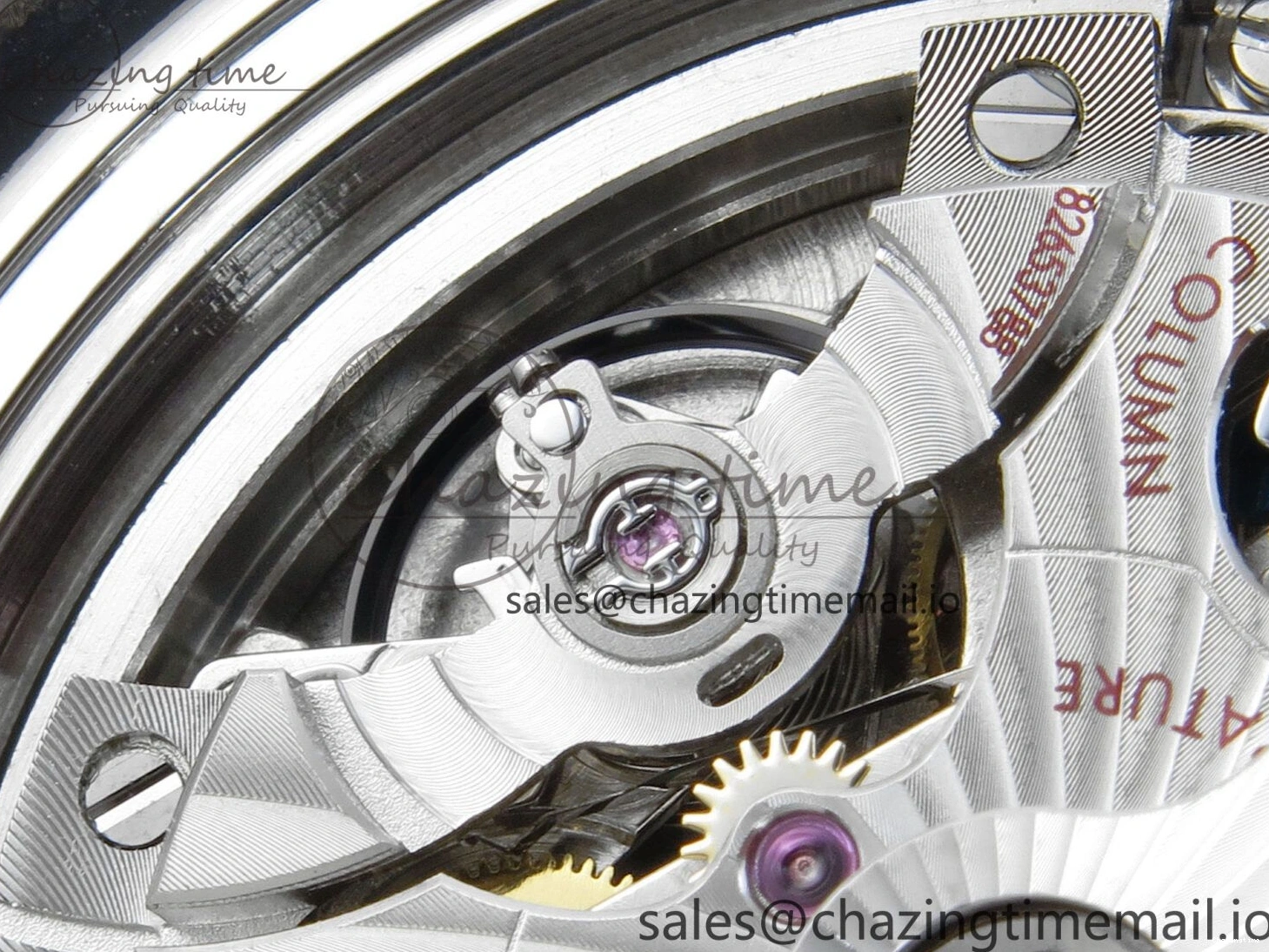 0328 Planet Ocean 600M Chrono SS VRF 1:1 Best Edition Black Bezel Blue Dial on RG SS Bracelet A Affordable 7648